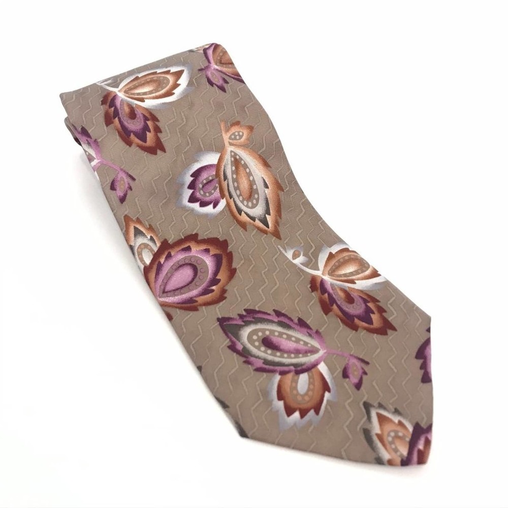 Men's Missoni Cravette 100% Silk Men's Tie Missoni Orange Label Tie
